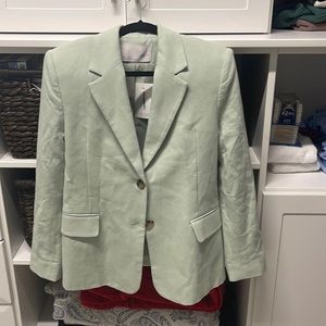NWT sea foam blazer